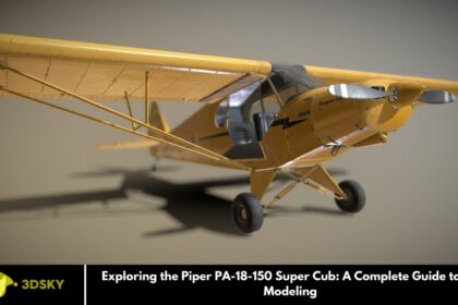 Exploring the Piper PA-18-150 Super Cub: A Complete Guide to 3D Modeling