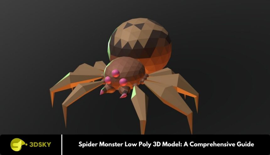 Spider Monster Low Poly 3D Model: A Comprehensive Guide