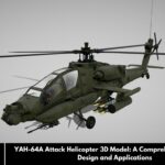 YAH-64A Attack Helicopter 3D Model: A Comprehensive Guide to Design and Applications