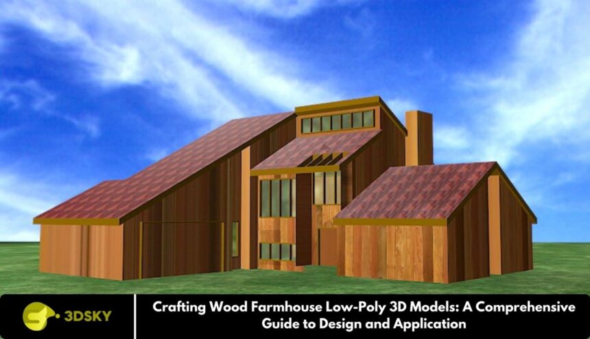 Crafting Wood Farmhouse Low-Poly 3D Models: A Comprehensive Guide to Design and Application