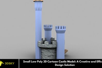 Small Low Poly 3D Cartoon Castle Model: A Creative and Efficient Design Solution