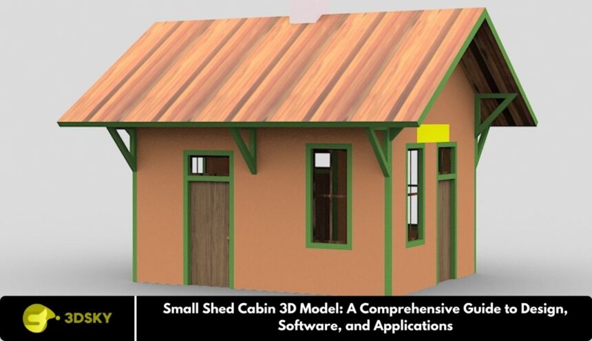 Small Shed Cabin 3D Model: A Comprehensive Guide to Design, Software, and Applications